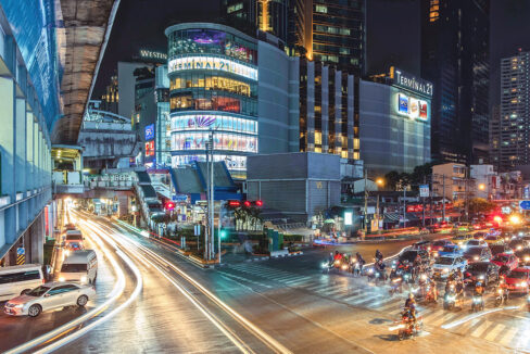 Shopping centre on Sukhumvit Road